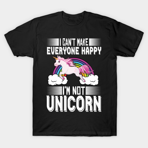 The rainbow unicorn T-Shirt by Imutobi